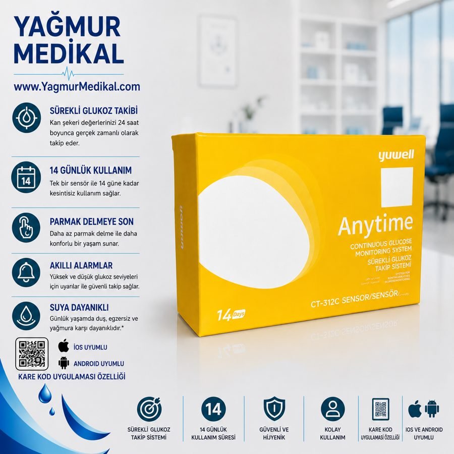 Yuwell Anytime CT3 sensör kutusu